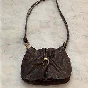 Cole Haan Distressed Leather Crossbody